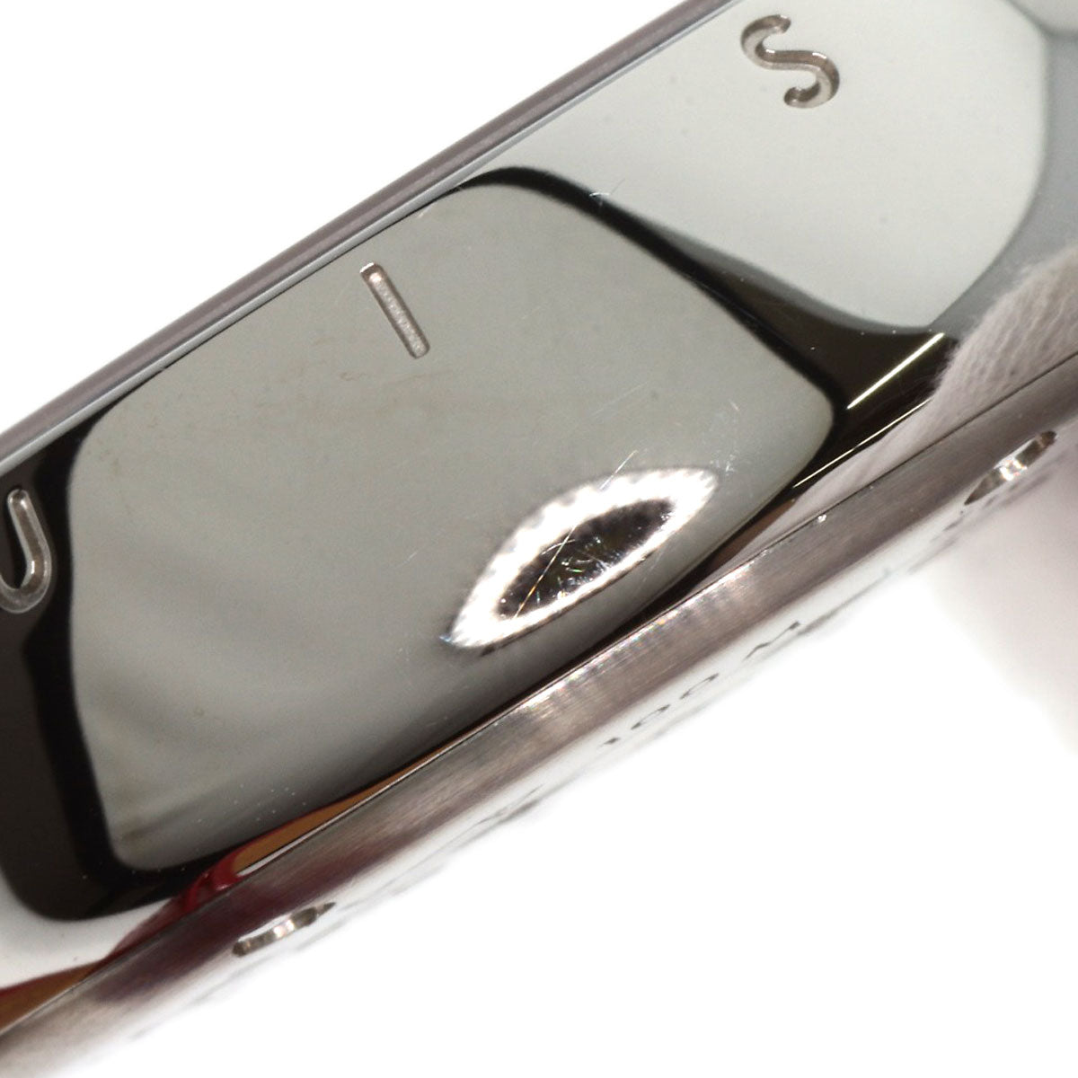 LOUIS VUITTON Tambour Heart Watches Q121Z Stainless Steel/Leather Ladies