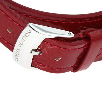 LOUIS VUITTON Tambour Heart Watches Q121Z Stainless Steel/Leather Ladies