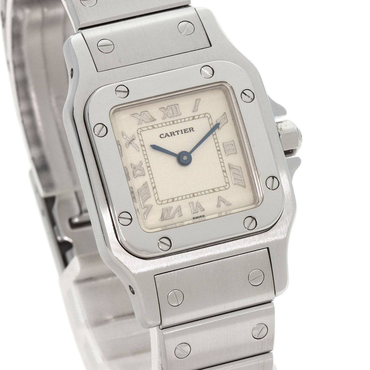 CARTIER Santos Galve SM W20056D6 Watches W20056D6 Stainless Steel/Stainless Steel Ladies