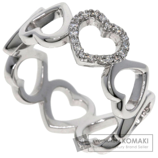 TIFFANY&Co.   Ring Sentimental Heart Diamond K18 White Gold Ladies