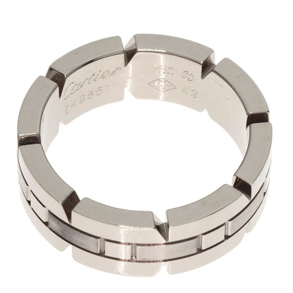 CARTIER   Ring Tank Française #49 K18 White Gold Ladies