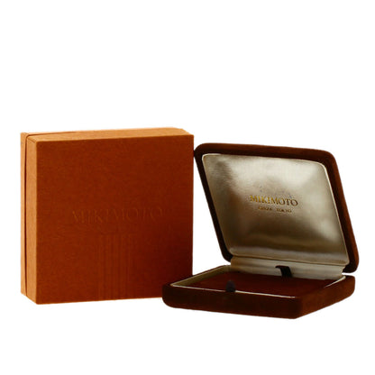 MIKIMOTO Pearl Pearl Diamond Pendant top K18 Yellow Gold Ladies [Used]