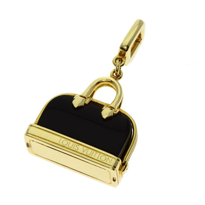 LOUIS VUITTON Alma Onyx Charm Pendant top K18 Yellow Gold Ladies [Used]