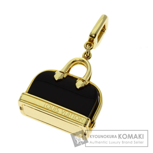 LOUIS VUITTON Alma Onyx Charm Pendant top K18 Yellow Gold Ladies [Used]
