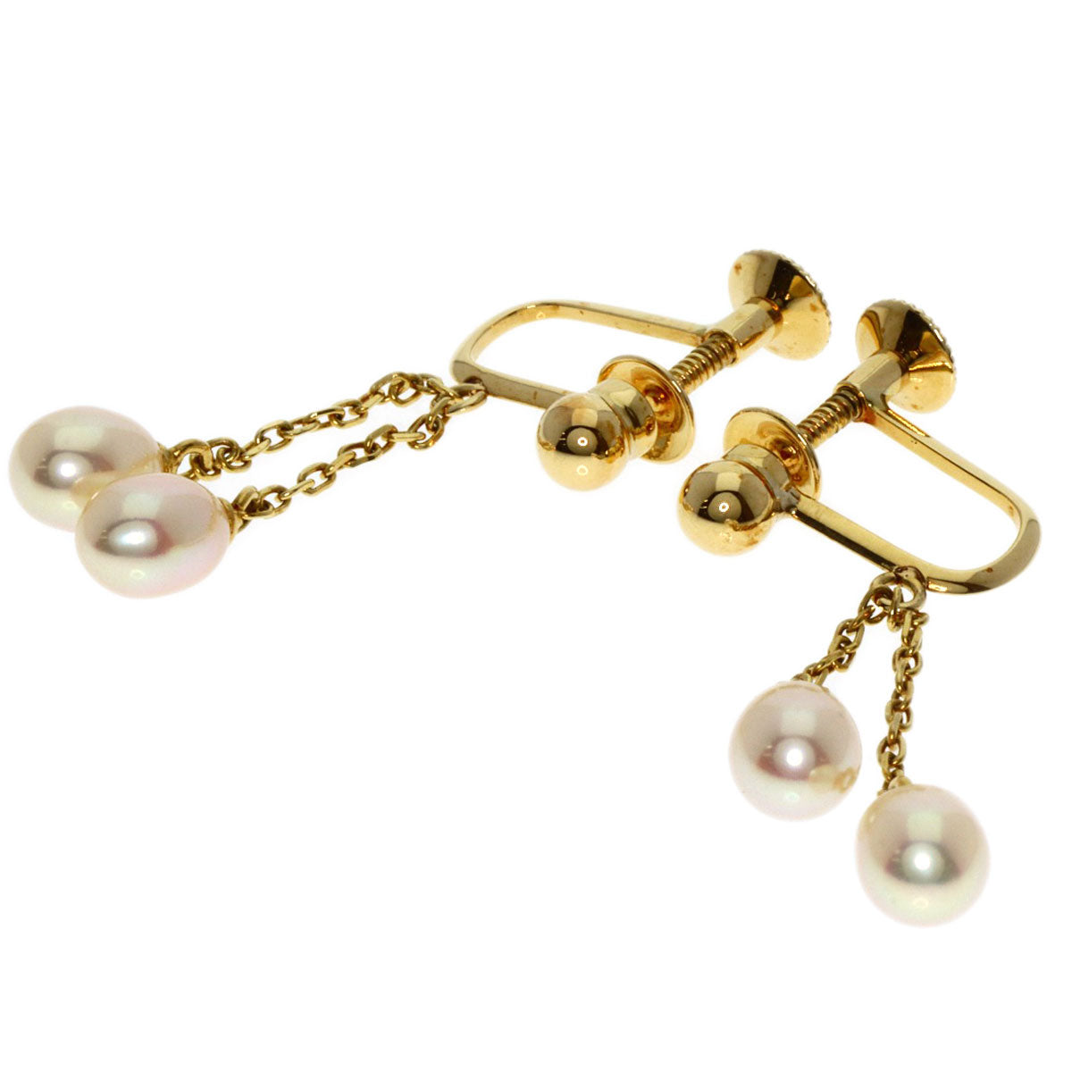 TASAKI   Earring Freshwater Pearl Pearl K18 Yellow Gold Ladies
