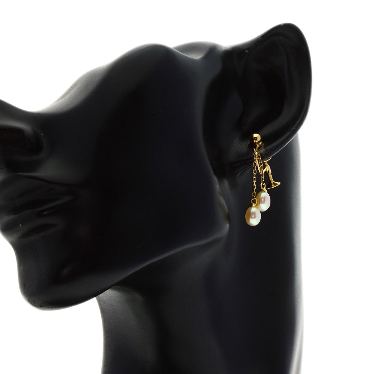 TASAKI   Earring Freshwater Pearl Pearl K18 Yellow Gold Ladies