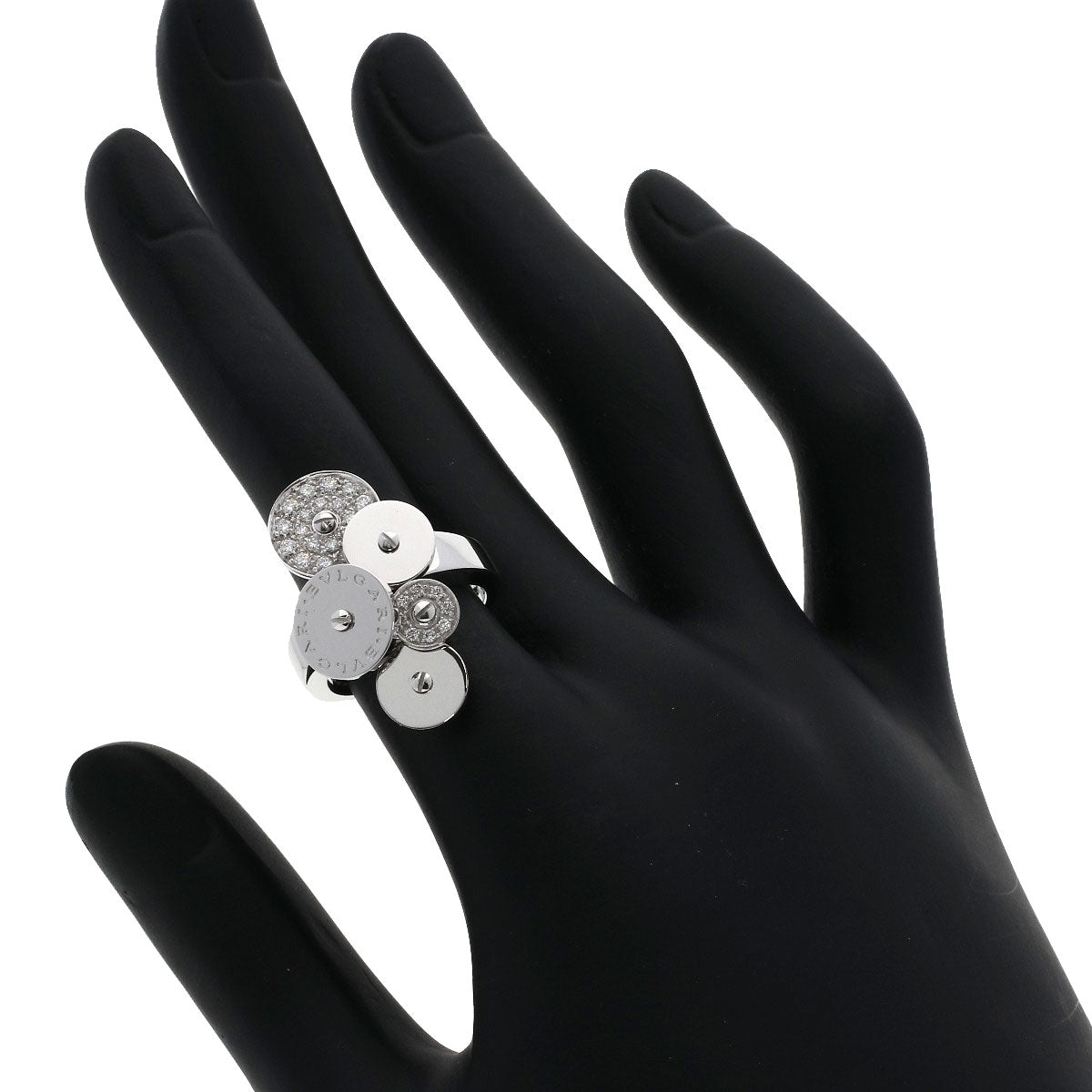 BVLGARI   Ring Chicladi Diamond K18 White Gold Ladies