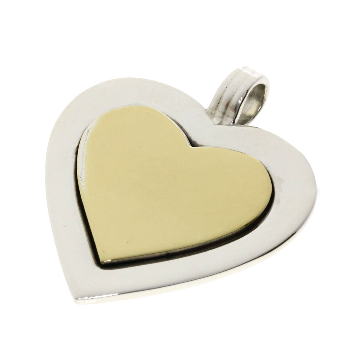 TIFFANY&Co.   Pendant top Heart motif Silver 18K Yellow GoldLadies