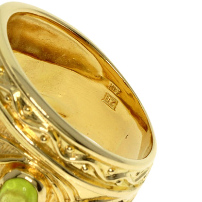 Amethyst Peridot Ring K18 Yellow Gold  16.5g　Ladies