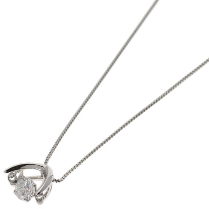 0.155ct Diamond Necklace  PT900 1.8g　Ladies