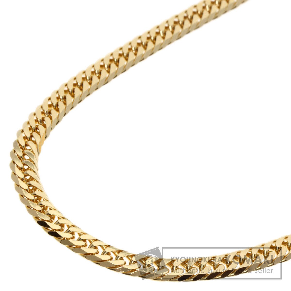 Kihei Curb chain W6 surface Necklace   30.3g　Ladies