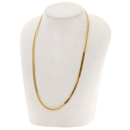 Kihei Curb chain W6 surface Necklace   30.3g　Ladies