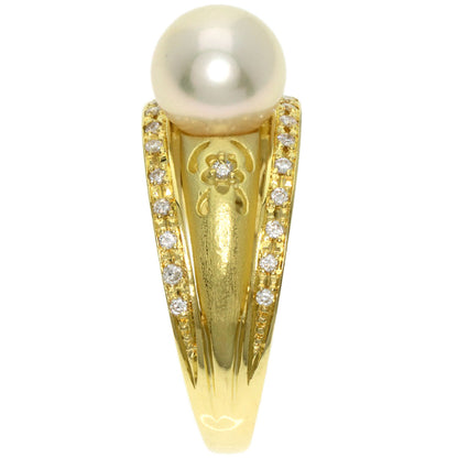 Akoya pearl Pearl Ring K18 Yellow Gold  9g　Ladies