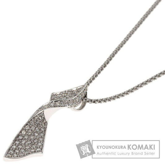 Casa Gi   Necklace Diamond K18 White Gold Ladies