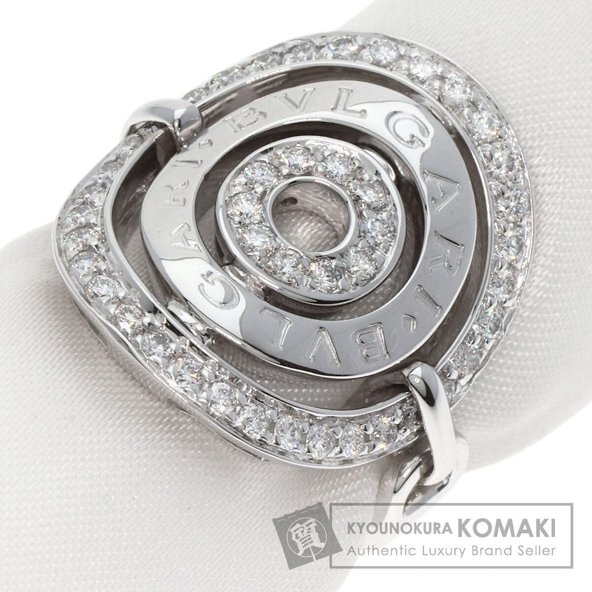 BVLGARI   Ring Astrale Cerki Diamond K18 White Gold Ladies