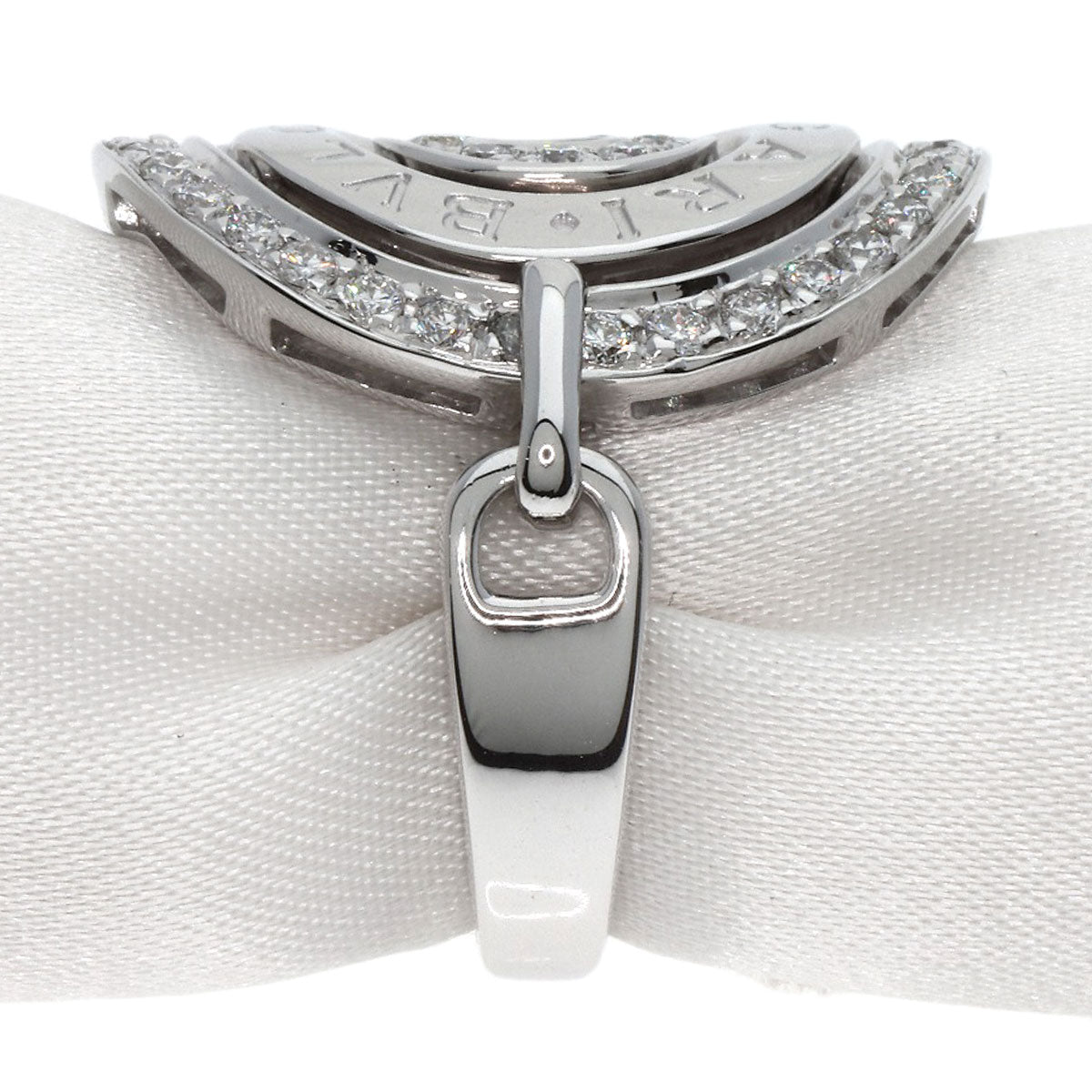 BVLGARI   Ring Astrale Cerki Diamond K18 White Gold Ladies