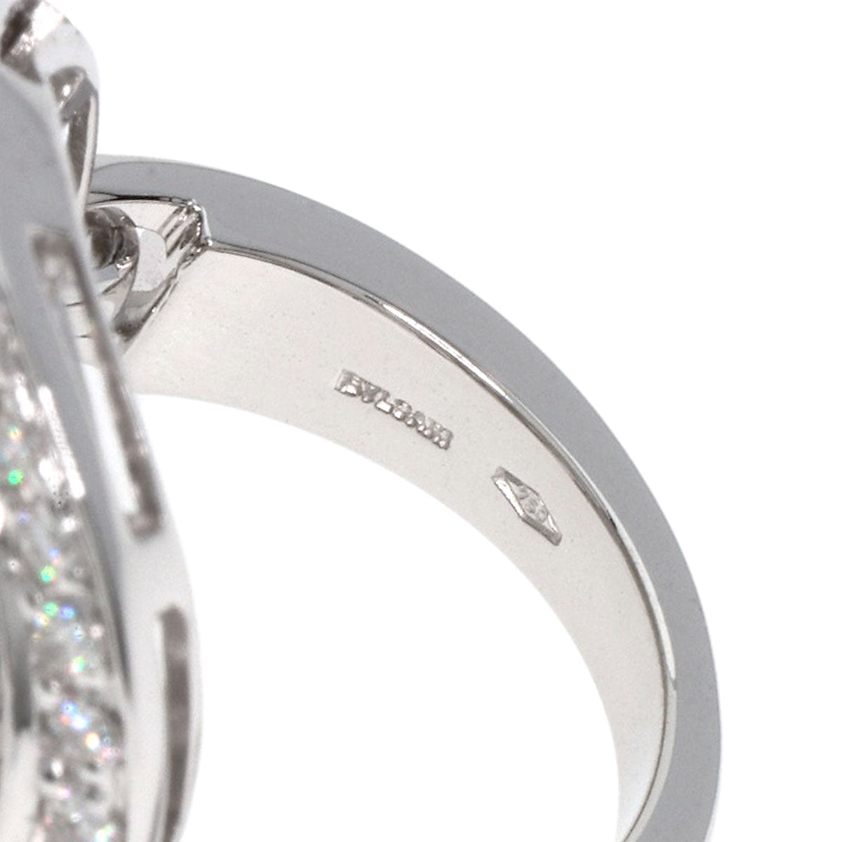 BVLGARI   Ring Astrale Cerki Diamond K18 White Gold Ladies