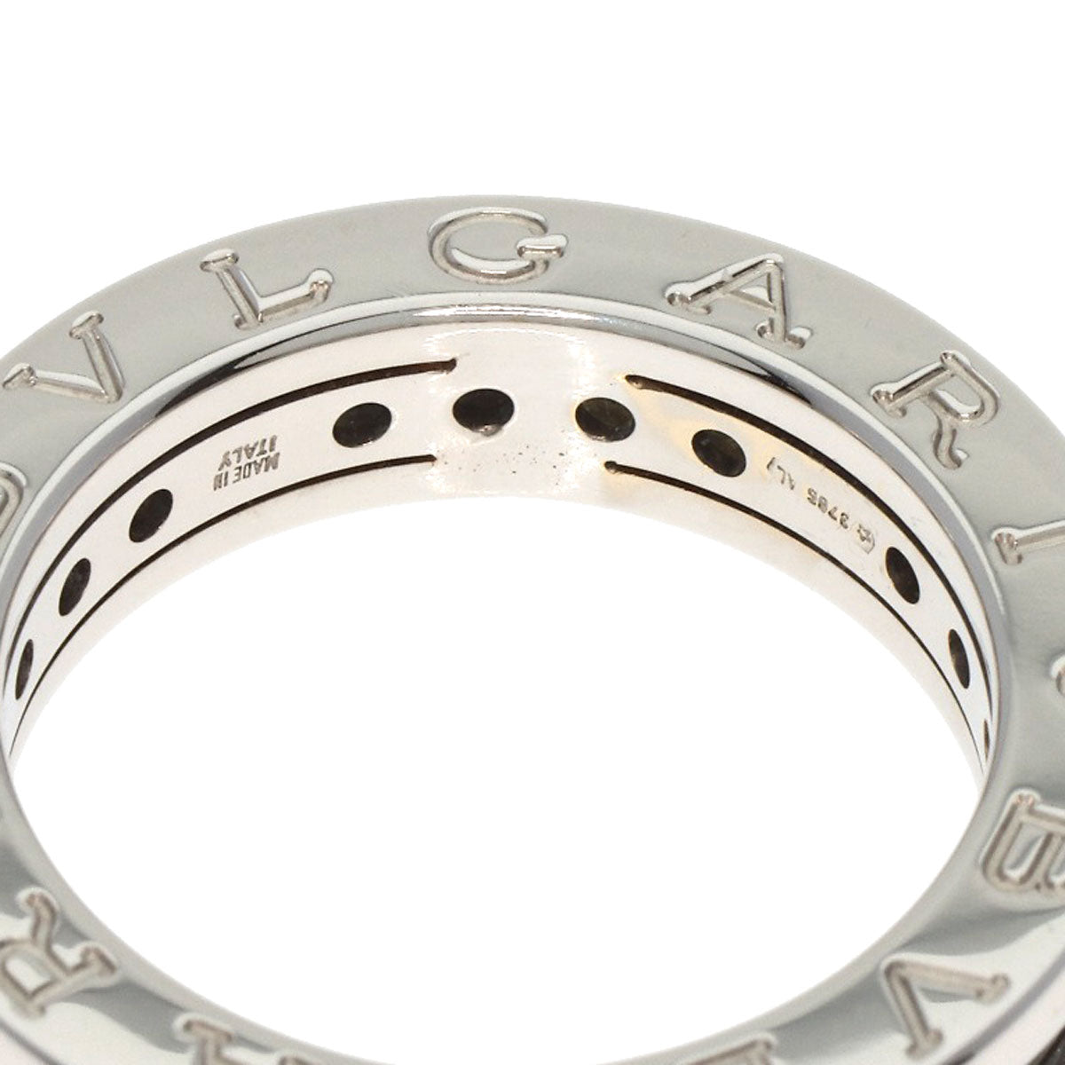 BVLGARI   Ring B.zero1 1 band XS Blue Topaz #49 K18 White Gold Ladies