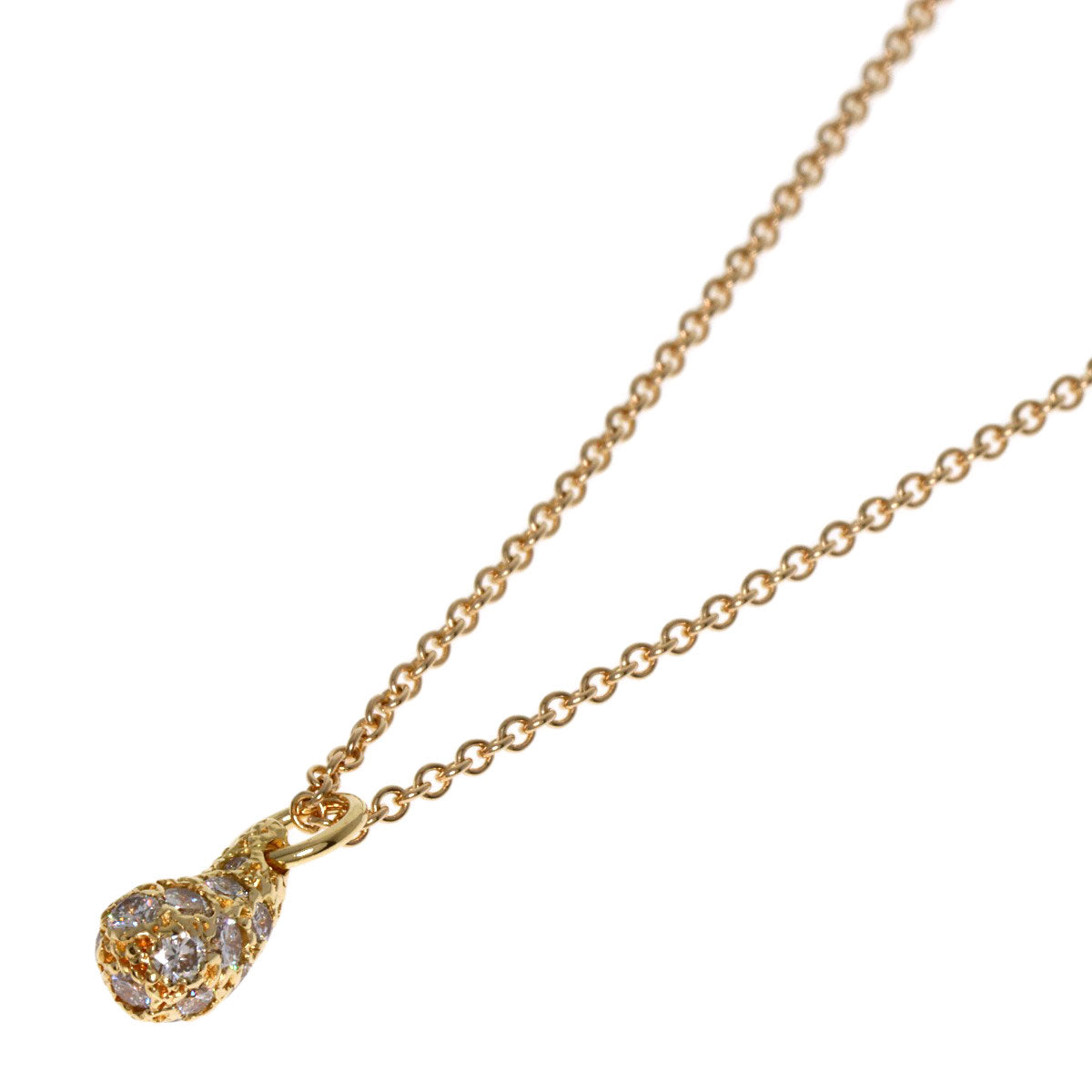 TIFFANY&Co.   Necklace Teardrop Diamond K18 Yellow Gold Ladies