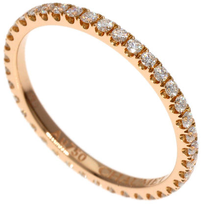 Chaumet Eternal de Chaumet Pave Diamond #48 Ring K18 Pink Gold Ladies [Used]