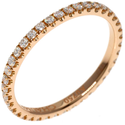 Chaumet Eternal de Chaumet Pave Diamond #48 Ring K18 Pink Gold Ladies [Used]