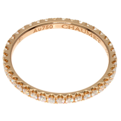 Chaumet Eternal de Chaumet Pave Diamond #48 Ring K18 Pink Gold Ladies [Used]
