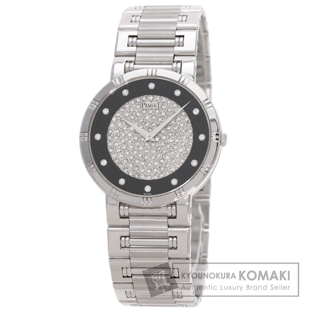 PIAGET Dancer 12P Diamond Watches 84023K81 K18 White Gold/K18 White Gold mens