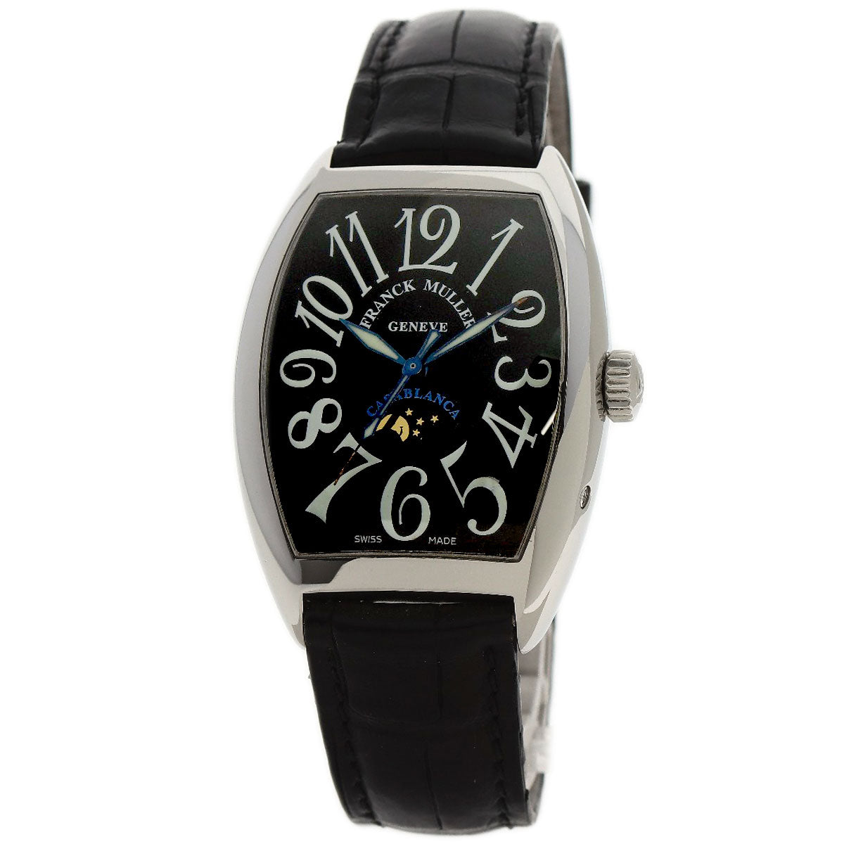 FRANCK MULLER Casablanca Luna Watches 7880CL Stainless Steel/Leather mens
