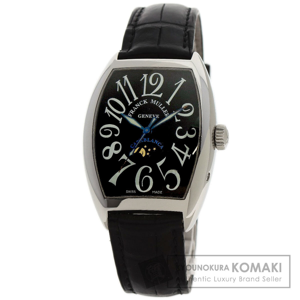 FRANCK MULLER Casablanca Luna Watches 7880CL Stainless Steel/Leather mens