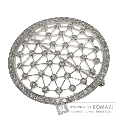 TIFFANY&Co.   Brooch Voir Diamond Platinum PT950 Ladies
