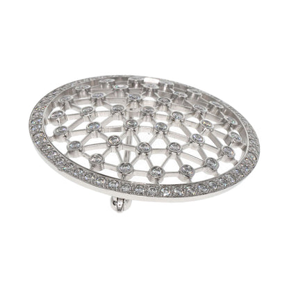 TIFFANY&Co.   Brooch Voir Diamond Platinum PT950 Ladies