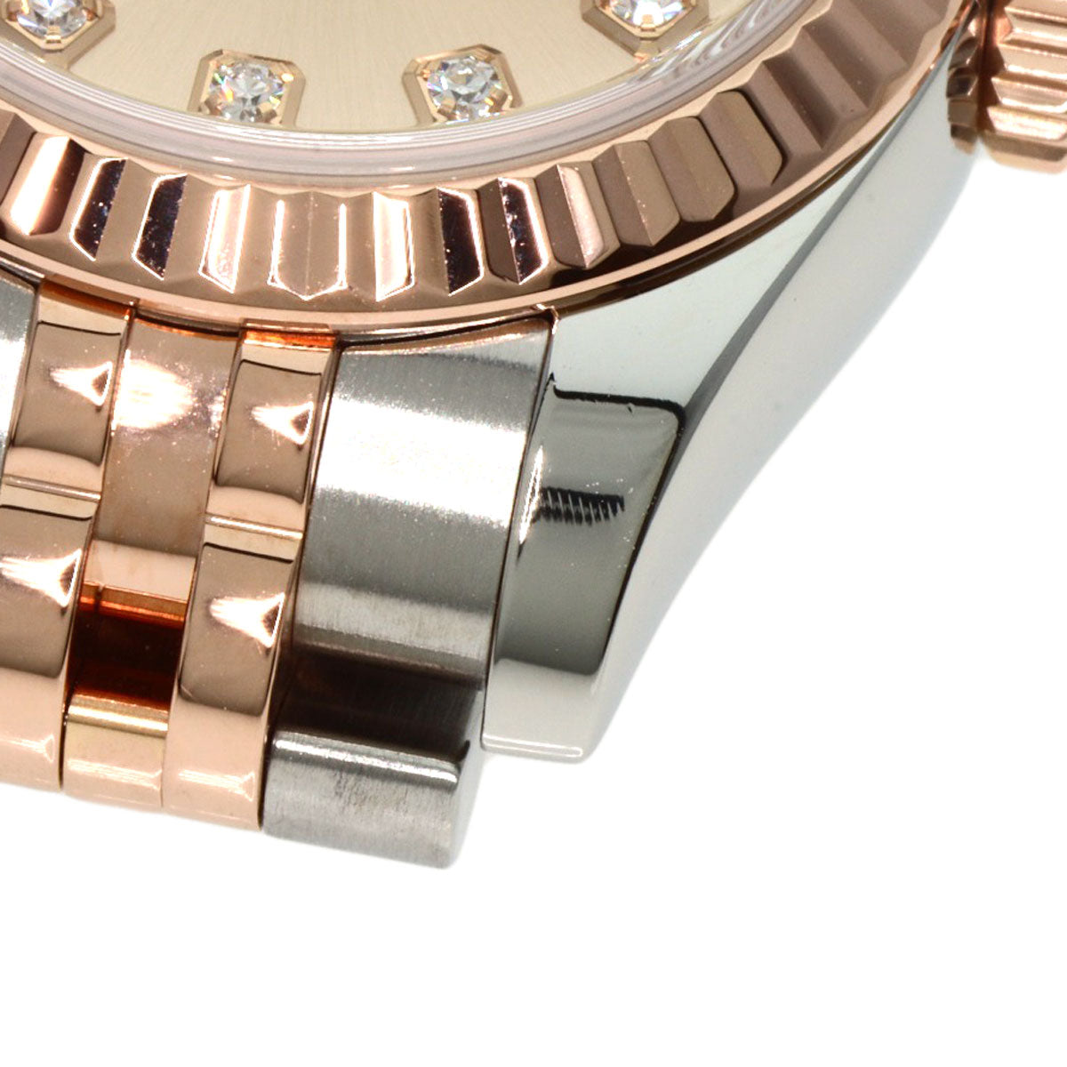 ROLEX DATEJUST 10P Diamond Watches 179171G Stainless Steel/SSxK18PG Ladies