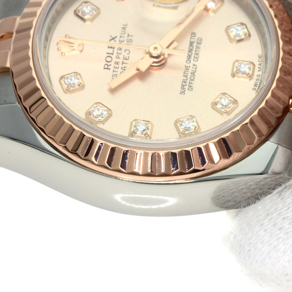 ROLEX DATEJUST 10P Diamond Watches 179171G Stainless Steel/SSxK18PG Ladies