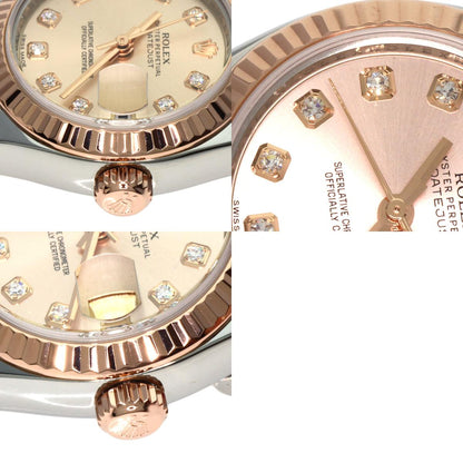 ROLEX DATEJUST 10P Diamond Watches 179171G Stainless Steel/SSxK18PG Ladies