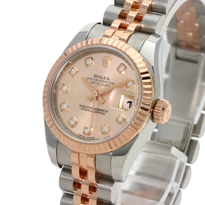 ROLEX DATEJUST 10P Diamond Watches 179171G Stainless Steel/SSxK18PG Ladies