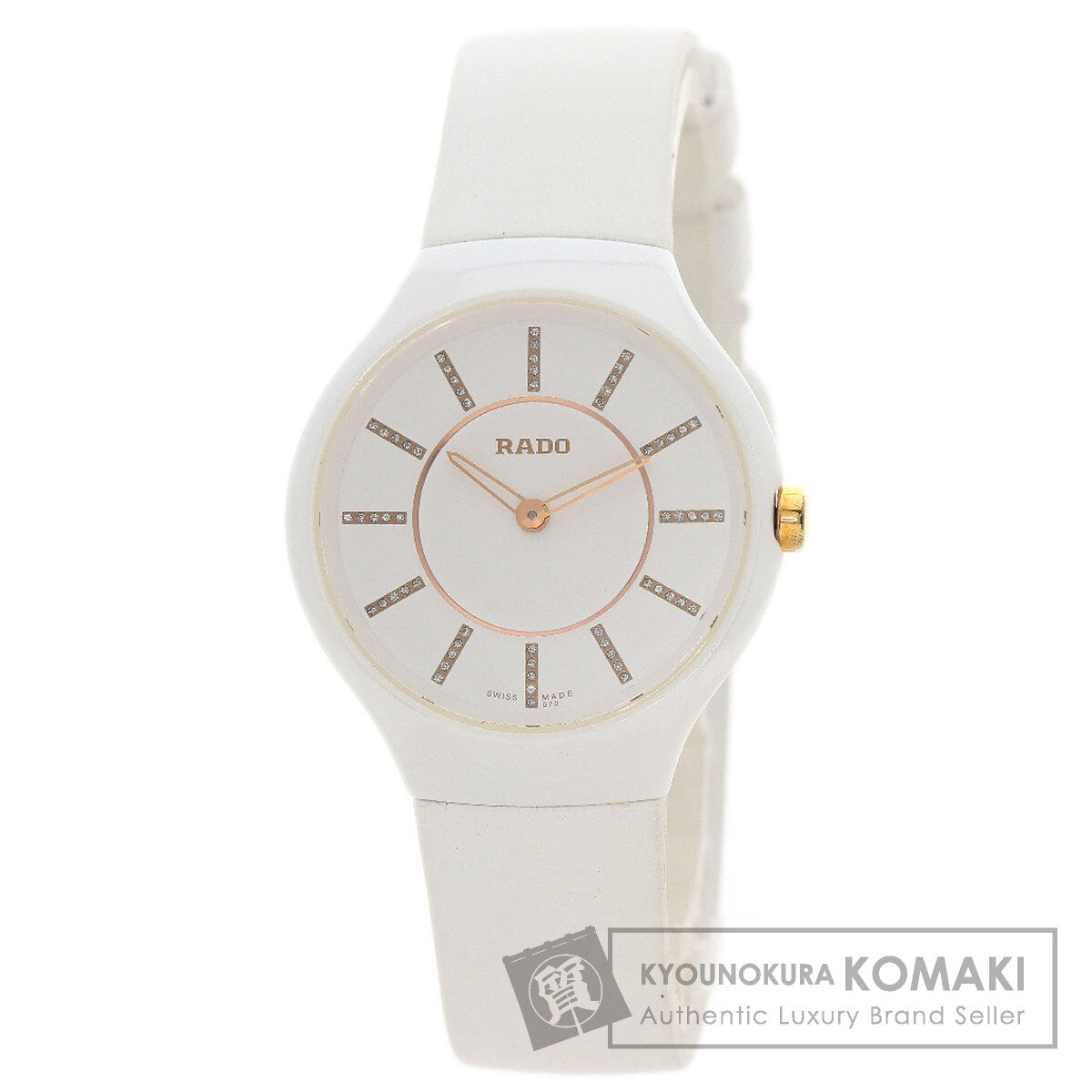 RADO True Thinline Unused Watches Ceramic/Rubber Ladies