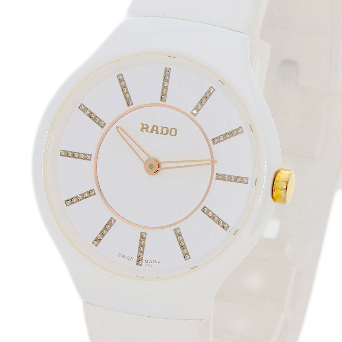 RADO True Thinline Unused Watches Ceramic/Rubber Ladies