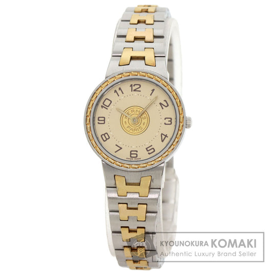 HERMES Serie Watches  Stainless Steel/SSxGP Ladies