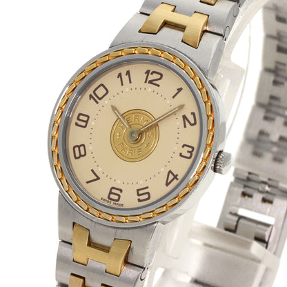 HERMES Serie Watches  Stainless Steel/SSxGP Ladies