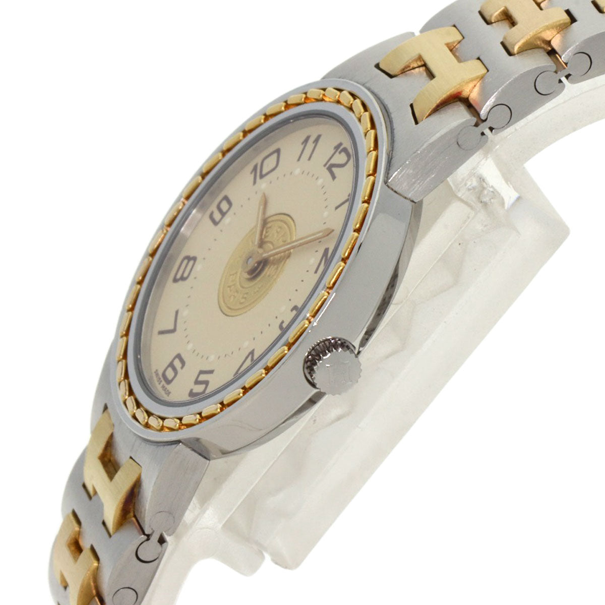 HERMES Serie Watches  Stainless Steel/SSxGP Ladies