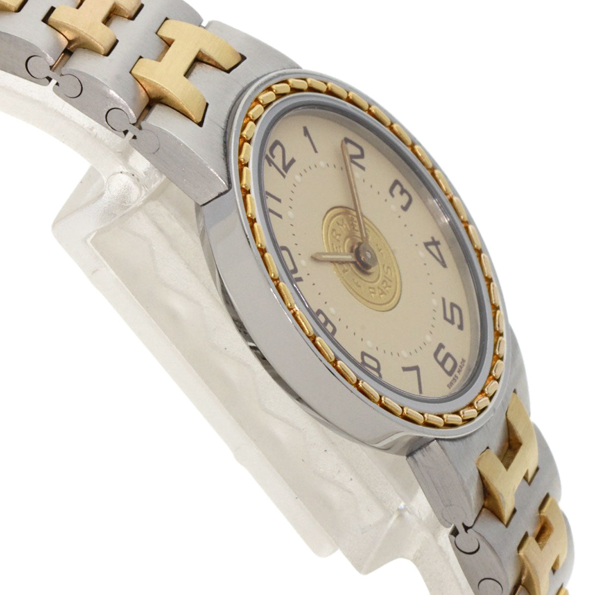 HERMES Serie Watches  Stainless Steel/SSxGP Ladies