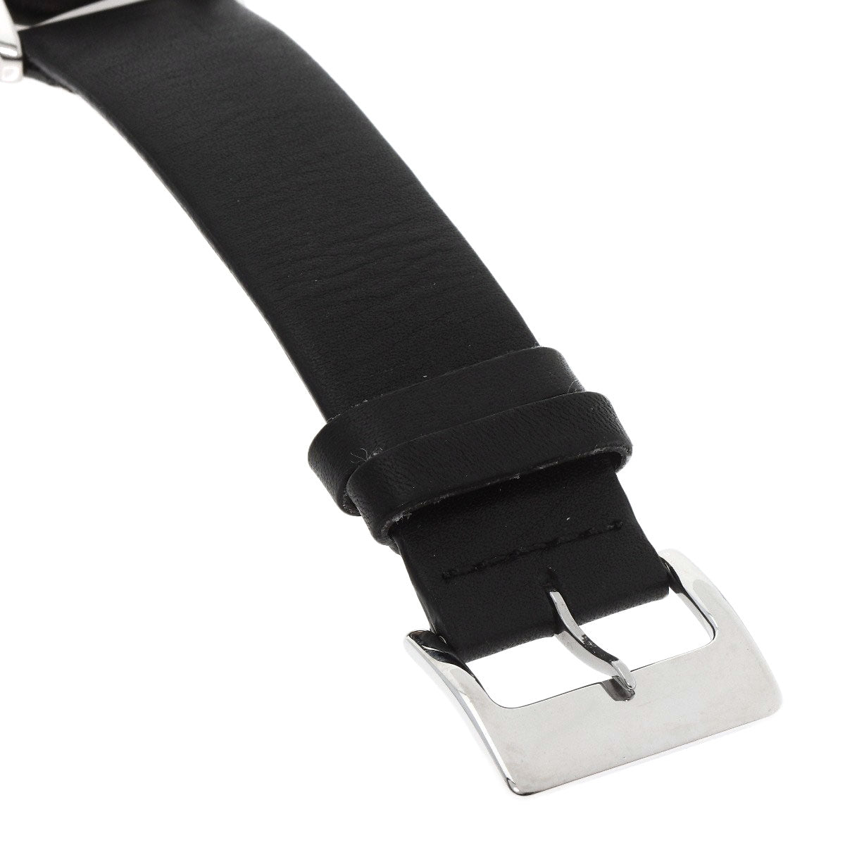 agnes b. Round face Watches VD57-KR30 Stainless Steel/Leather mens