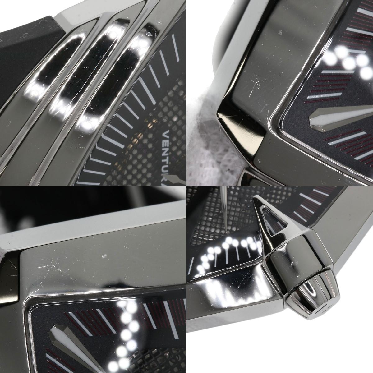 HAMILTON Ventura XXL AUTO Watches H2465531 Stainless Steel/Rubber mens