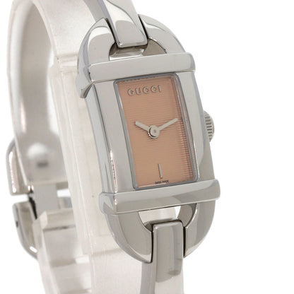 GUCCI Square face Watches 6800L Stainless Steel/Stainless Steel Ladies