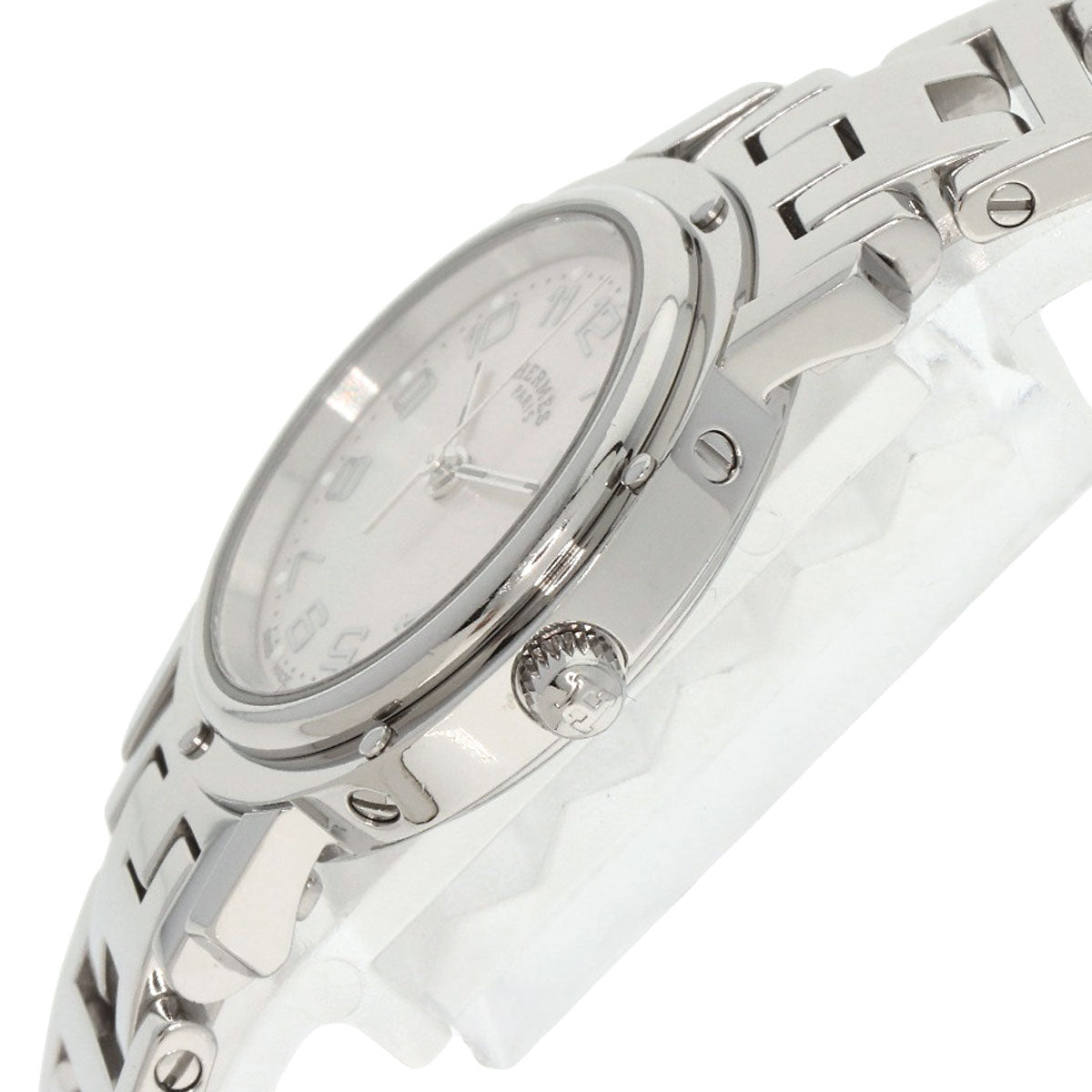 HERMES Clipper Nacre Watches CL4.210 Stainless Steel/Stainless Steel Ladies