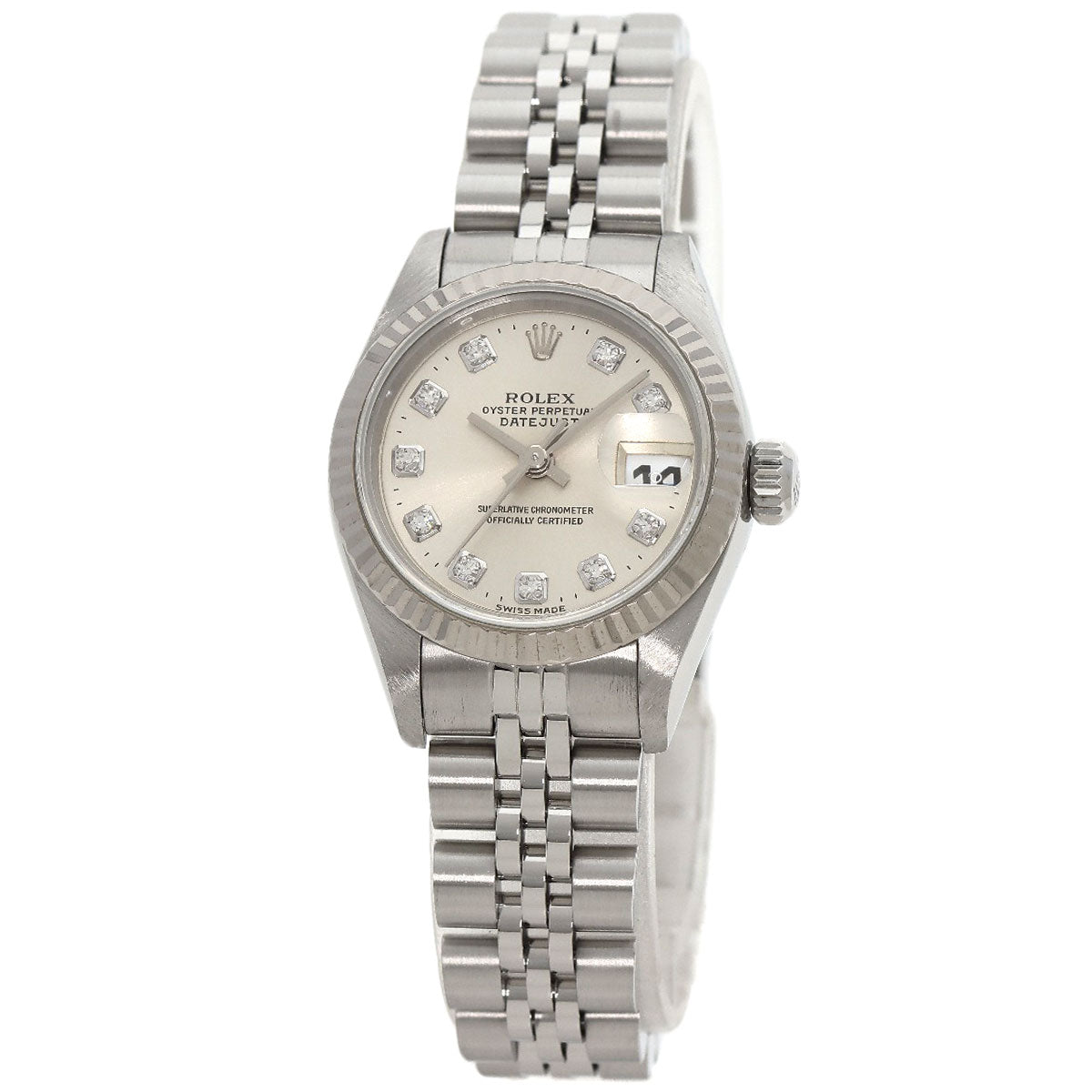 ROLEX DATEJUST 10P Diamond Watches 69174G Stainless Steel/Stainless Steel Ladies