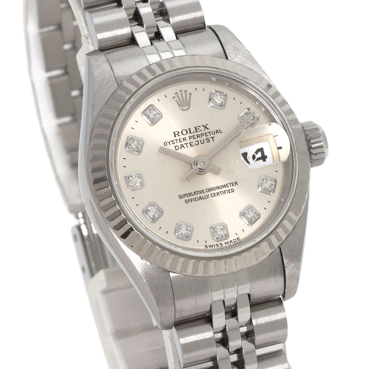 ROLEX DATEJUST 10P Diamond Watches 69174G Stainless Steel/Stainless Steel Ladies