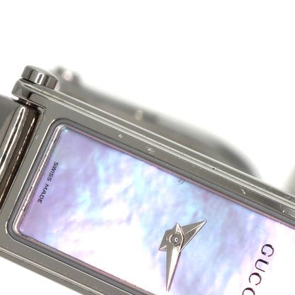 GUCCI Square face bangle Watches 1500L Stainless Steel/Stainless Steel Ladies