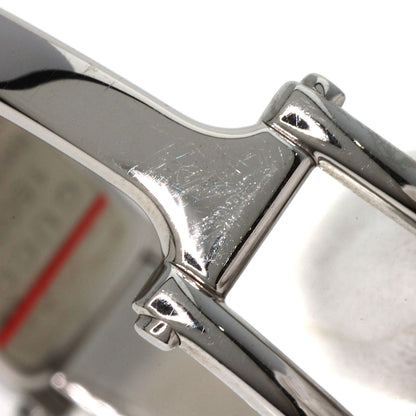 GUCCI Square face bangle Watches 1500L Stainless Steel/Stainless Steel Ladies