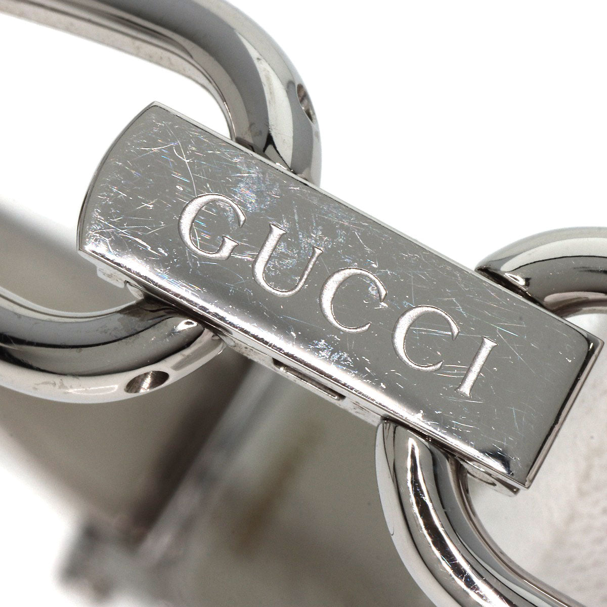 GUCCI Square face bangle Watches 1500L Stainless Steel/Stainless Steel Ladies